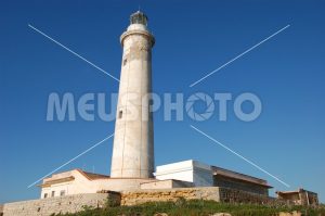 Capo Granitola lighthouse in the blu sky - MeusPhoto