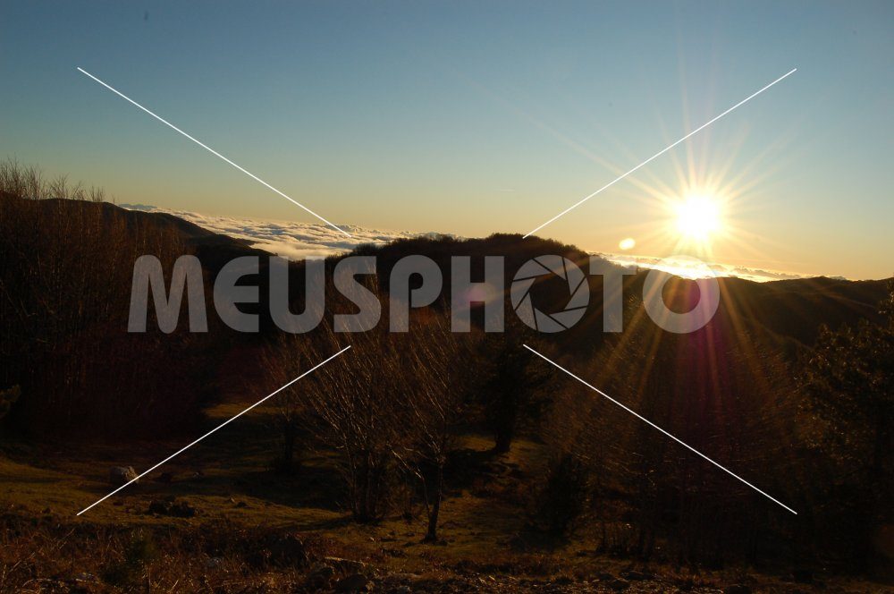 Sunset on the Sila mountains - MeusPhoto